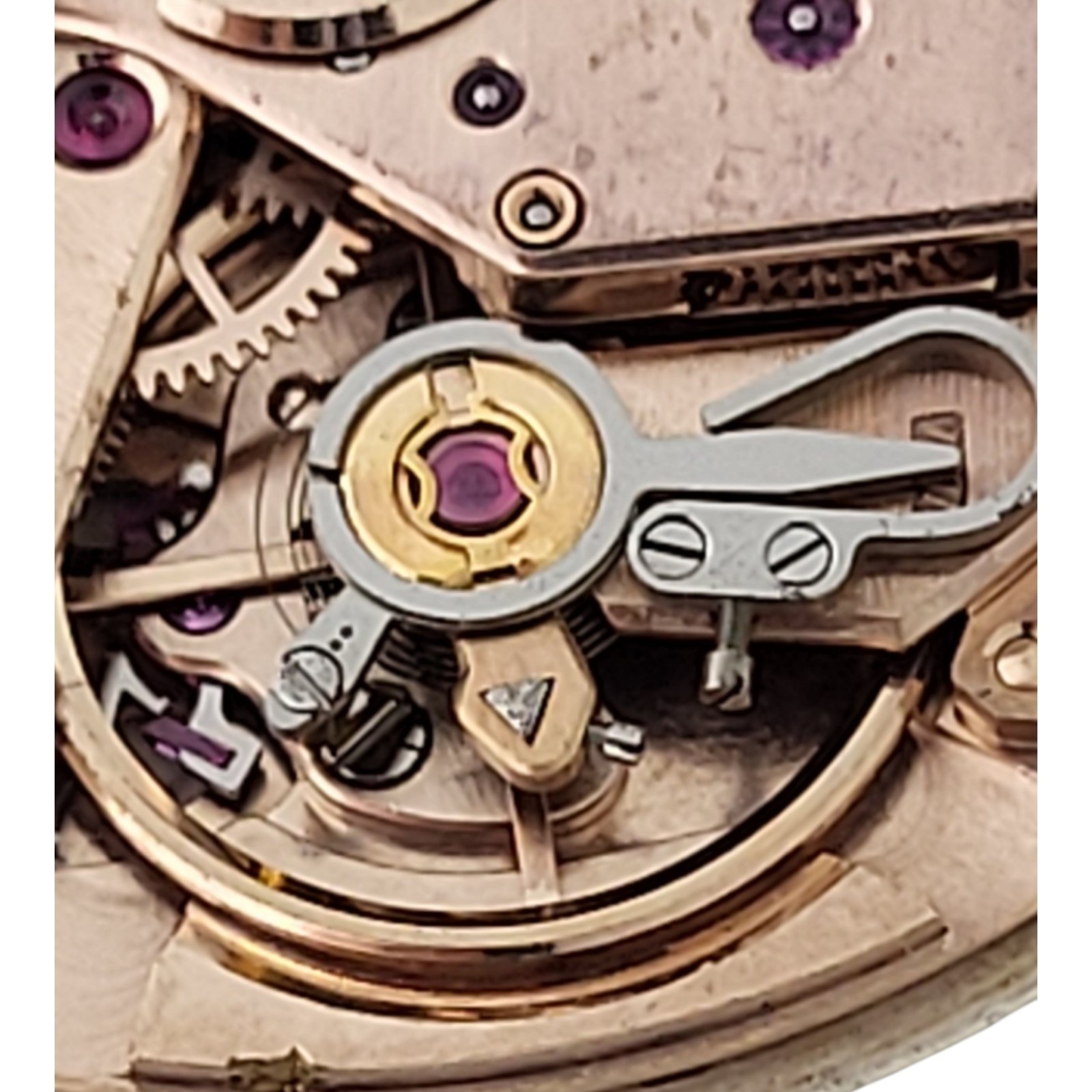 Omega Seamaster De Ville Automatic: Movement, dial, and hands (Caliber 552) in p