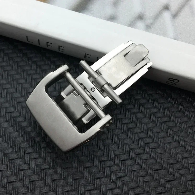 18 20mm Stainless Steel Watch Buckle Clasp Fits Richard Mille RM Bracelet Silver