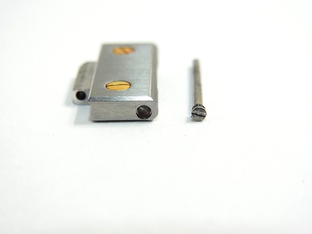Cartier Santos 16mm Genuine Flat Link 18K Gold SS LM Watch Band Bracelet Parts