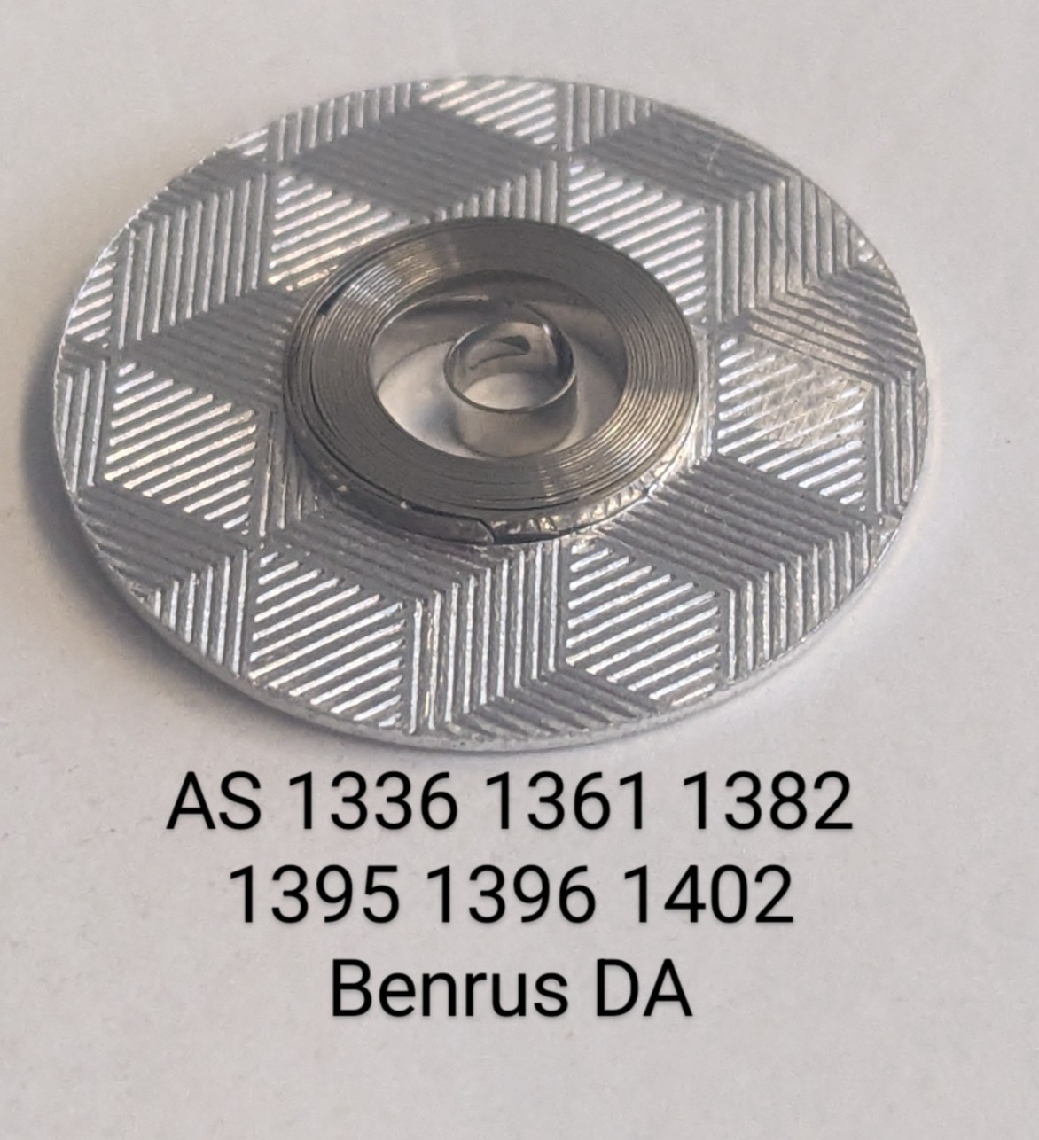 AS 1336 1361 1382 1395 1396 mainspring Automatic Bridle Swiss made 1 piece