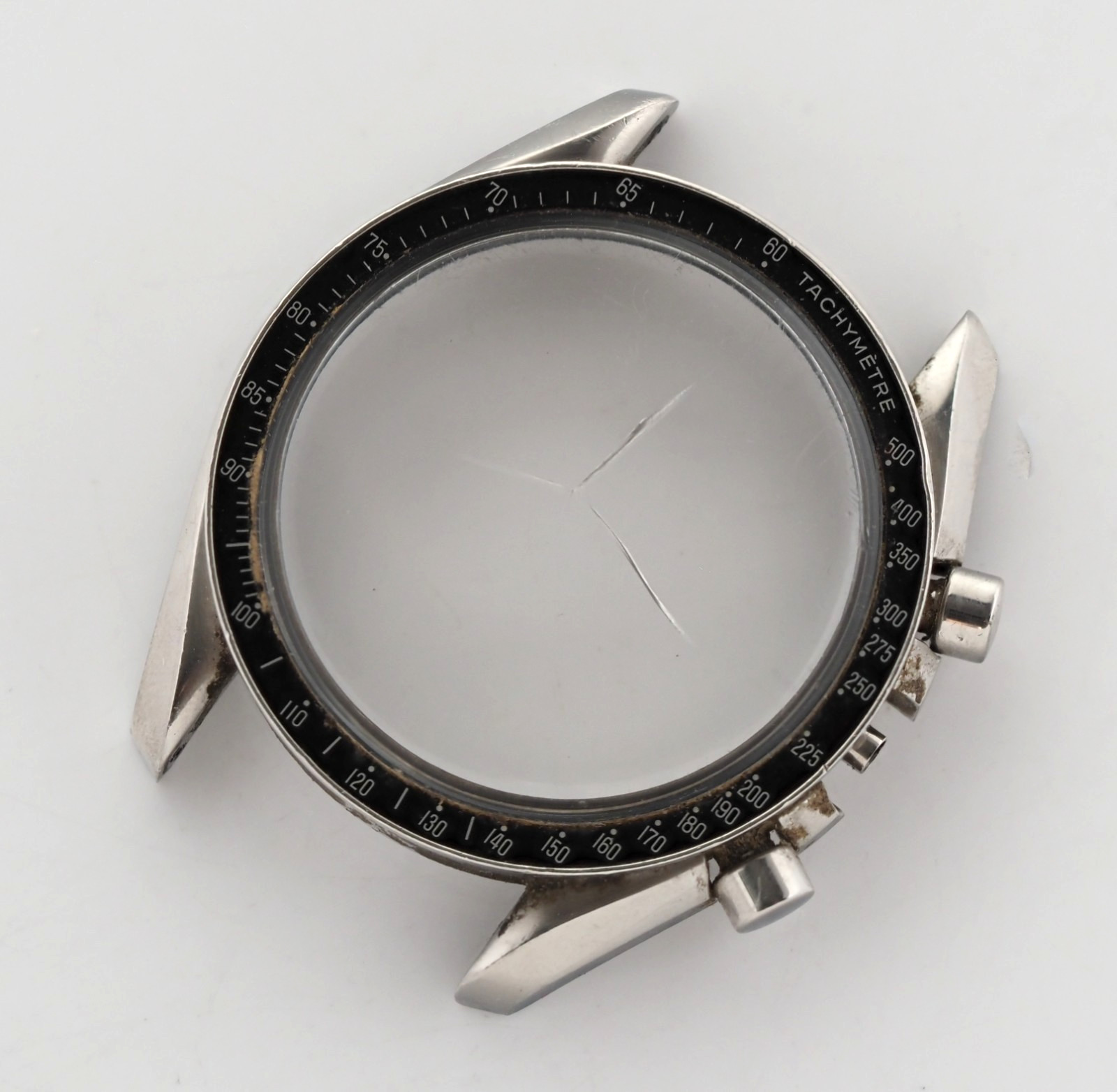 Original Vintage Omega Speedmaster 145.012-67 Mid Case Service Bezel Unpolished
