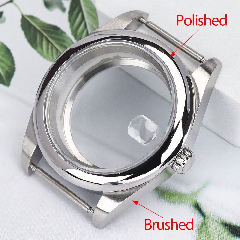 Oyster Perpetual Watch Cases 36mm/39mm Sapphire Domed Bezel For Seiko NH35 NH36