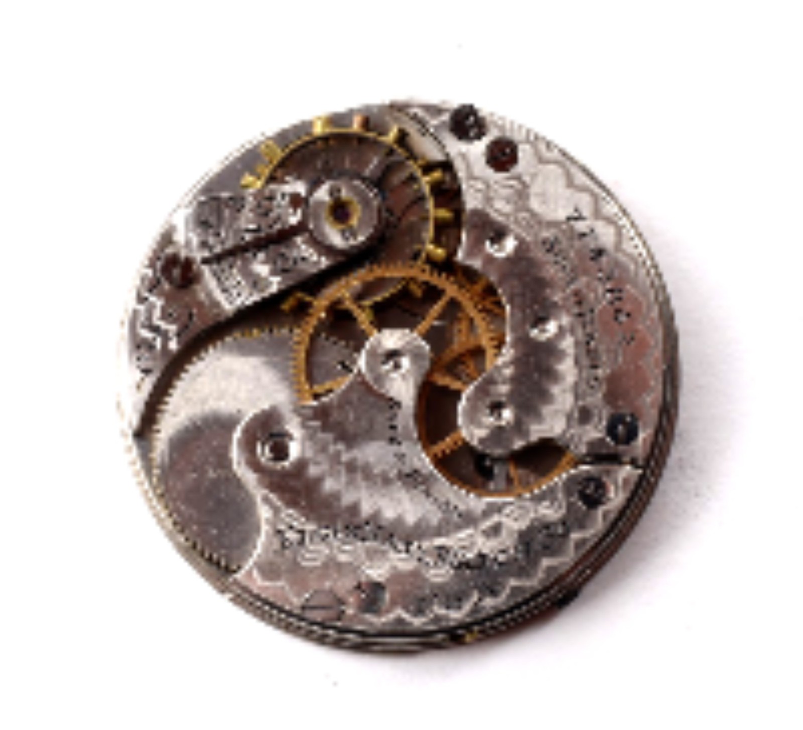 Elgin Hunt Pocket Watch Movement 6 size 7 Jewel-PC-194