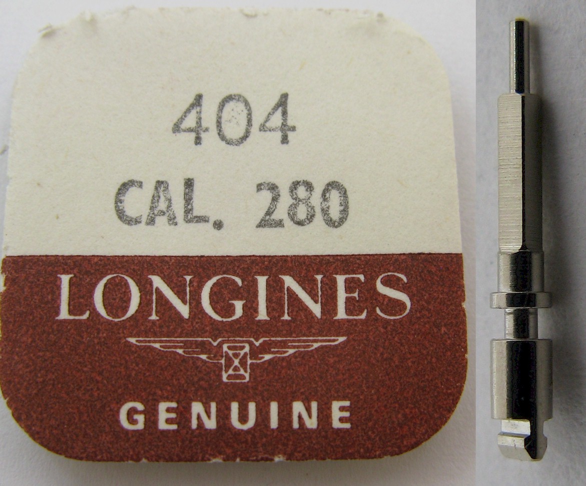 Longines watch movement 280 … male split winding stem #404