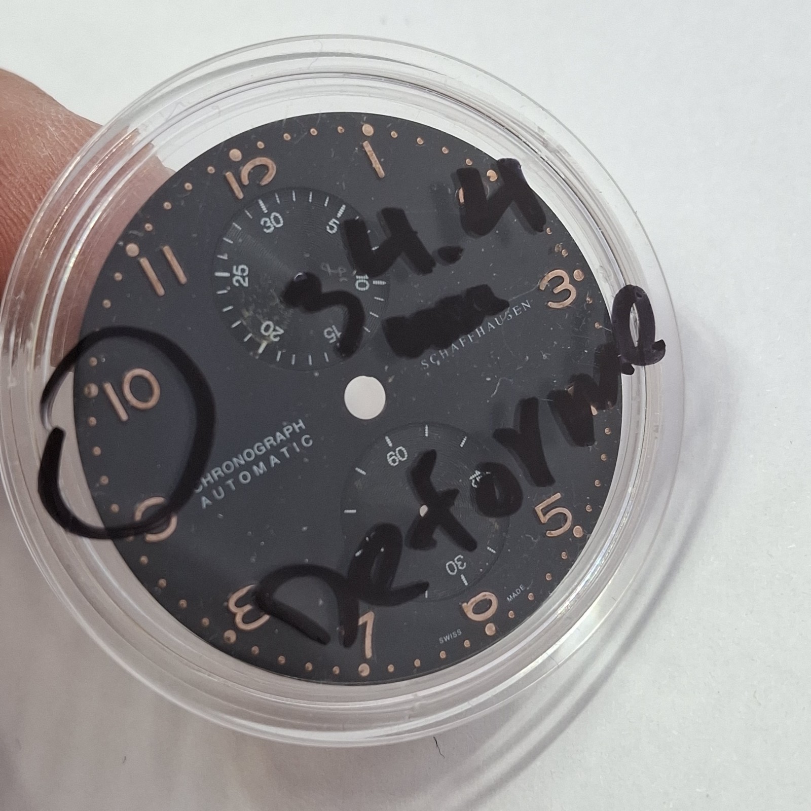 Defeat IWC International Watch Co 34.4 mm Dial Watch Parts Part Swiss Made #X7