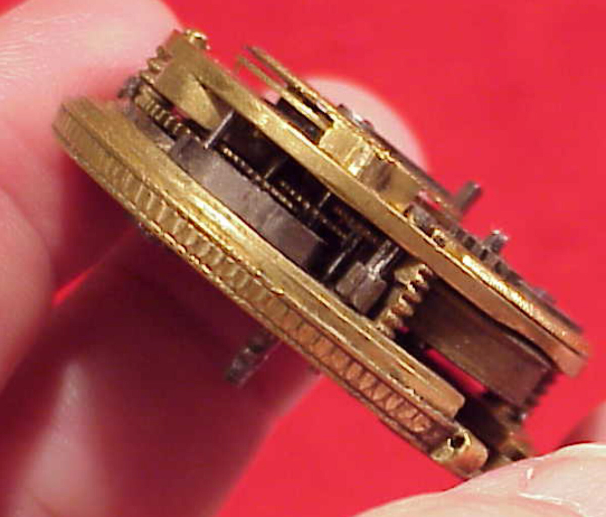 VERGE FUSEE 44MM JON ENBERGER 1792 LAUFEN GERMANY REPEATER POCKET WATCH MOVEMENT