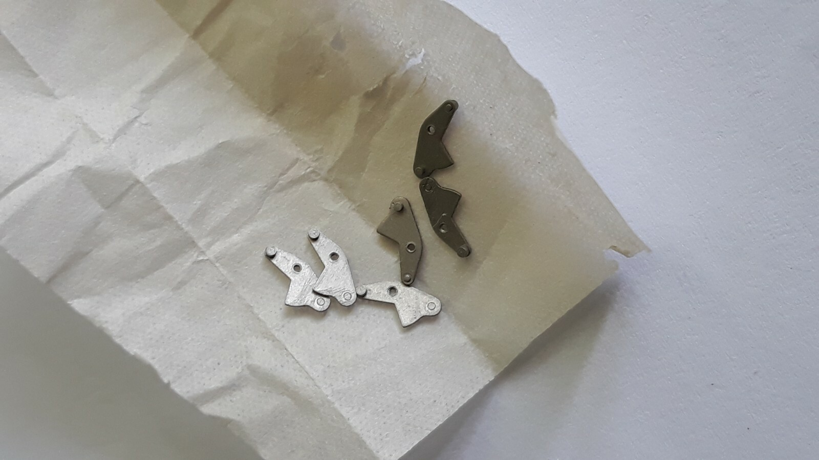 VINTAGE Lot NOS Original Molnija Setting lever 6pcs. USSR made watch parts