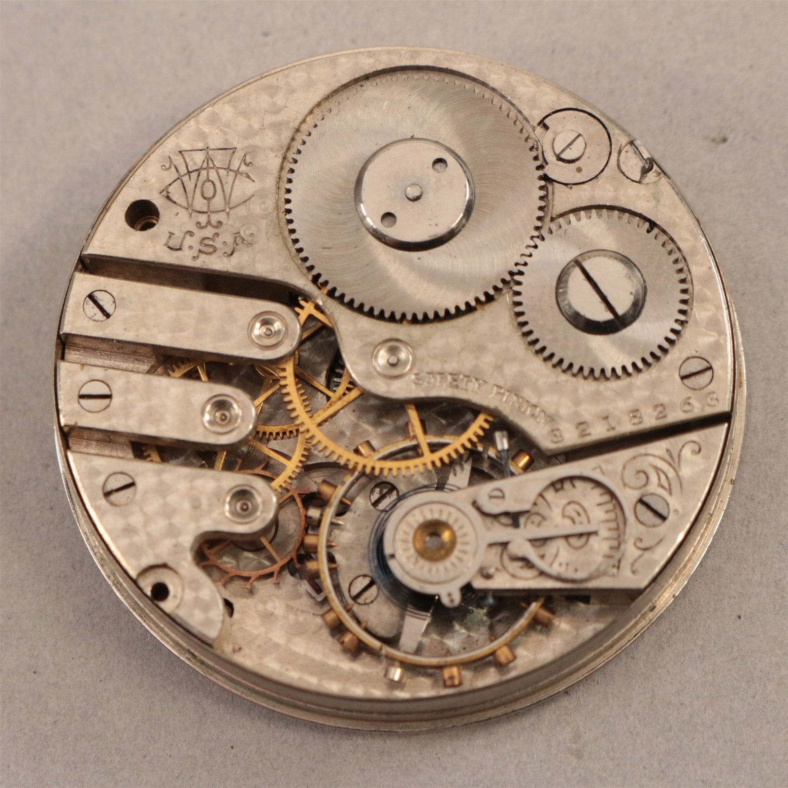 Trenton Watch Co. Pocket Watch Movement 16 Size – RC2320