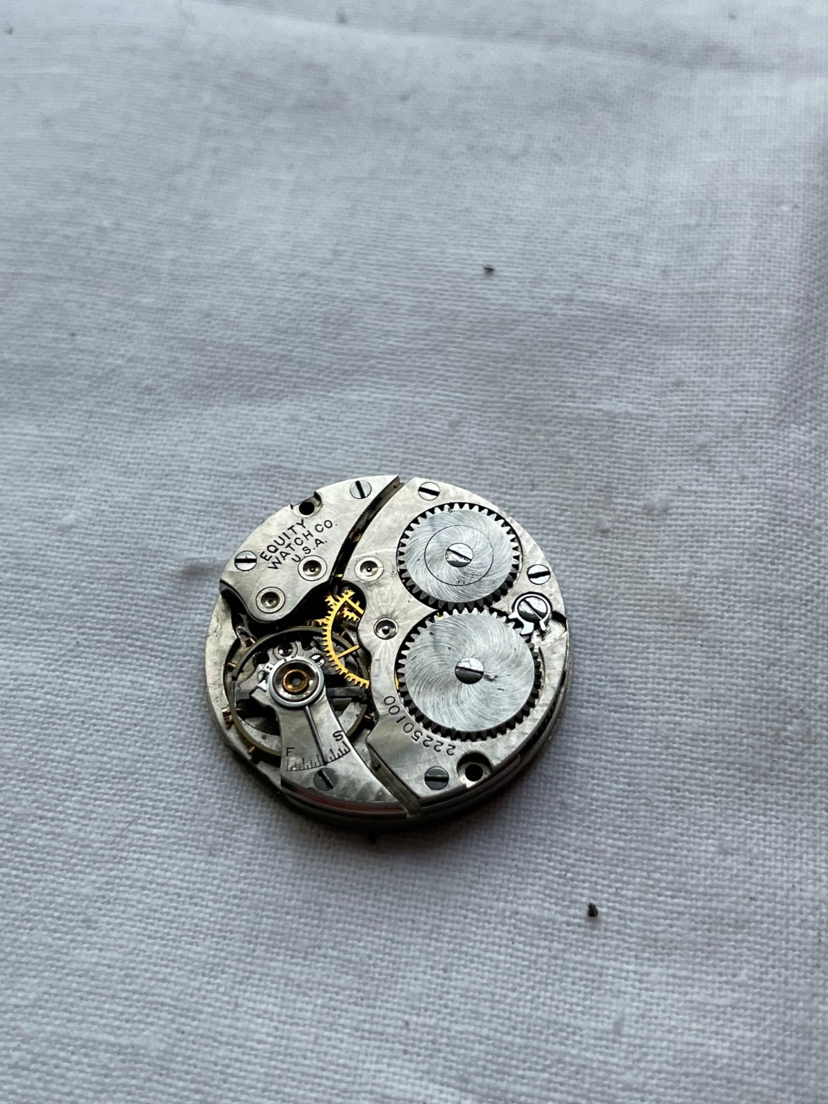 Waltham Equity – movement for mens watch AS IS, lot 2105