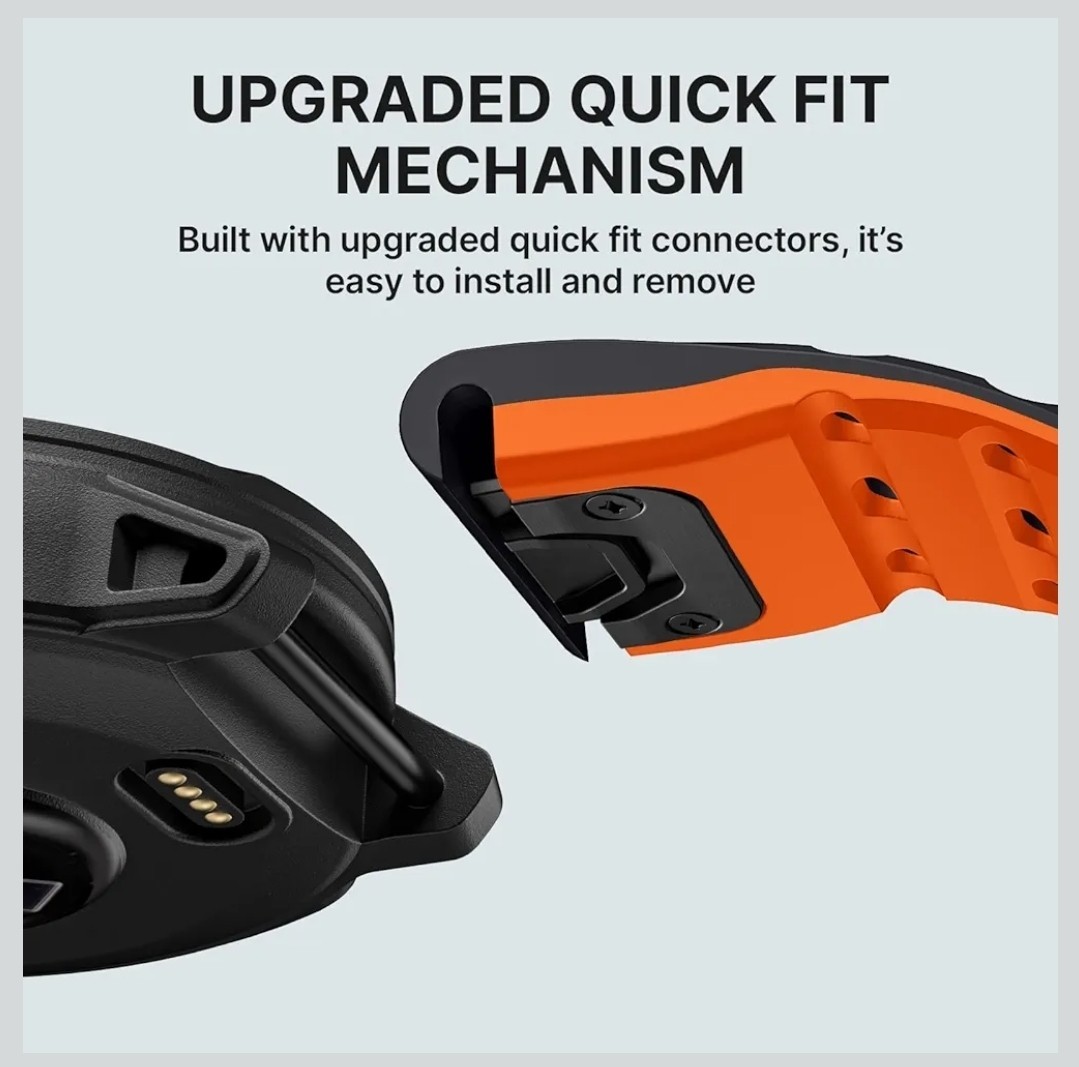 Magnetic Straps Compatible with Garmin Fenix 8 47mm/7/6/5-22mm Quickfit Strap