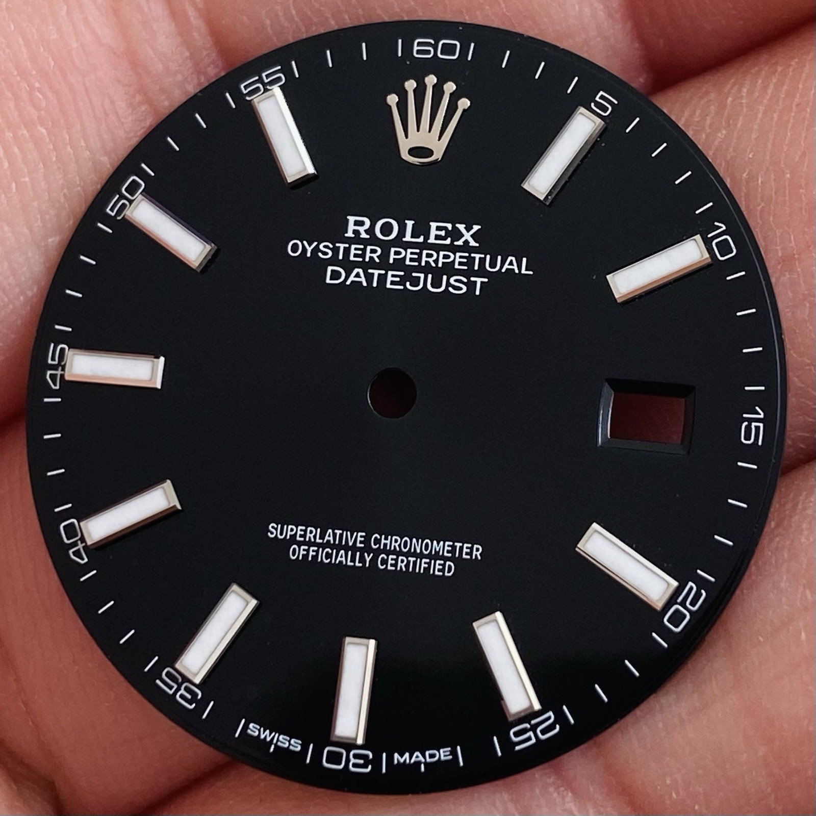 Rolex Black Dial For Datejust 41mm Model Ref 126300 & 126334