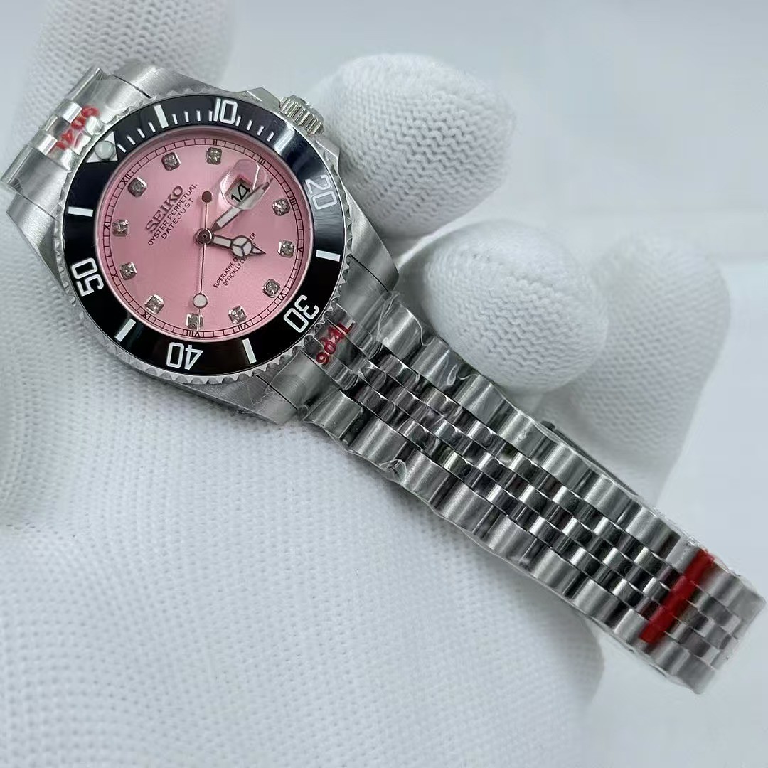 24.5mm Sun Pattern Diamond Surface Watch Dial No Luminous For NH05 Movement