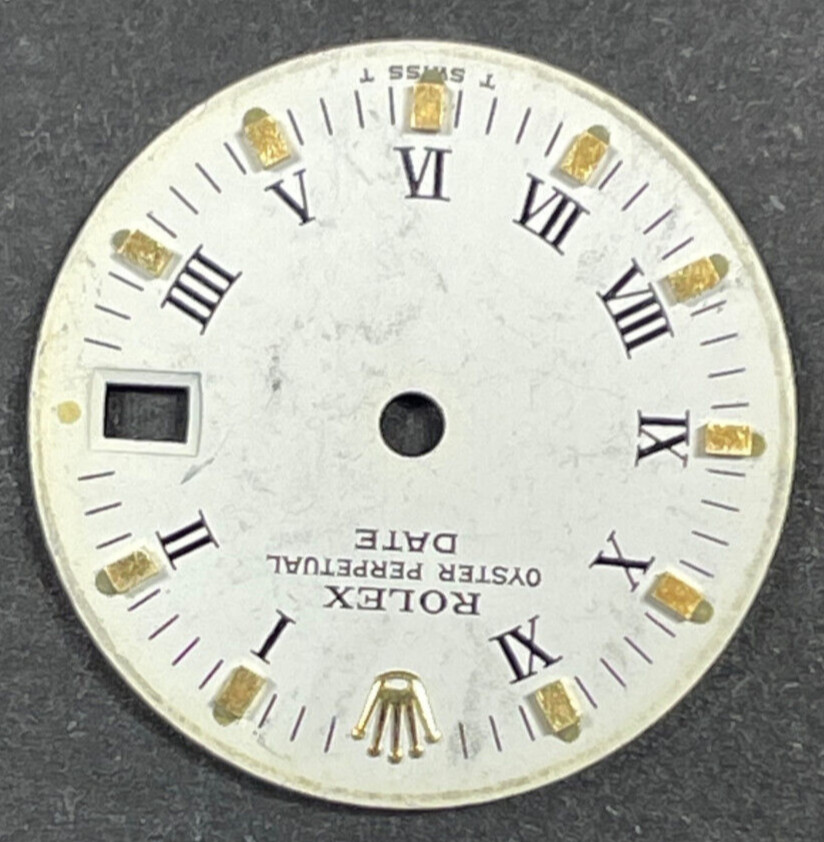 Vintage Rolex Oyster Perpertual Date Watch Dial For 26mm Case 6517 6519 6917