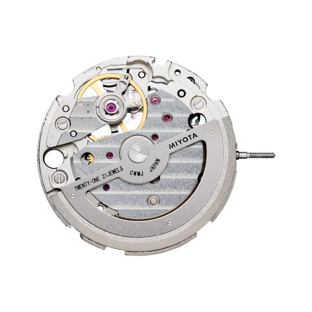 Miyota 82S0, 3 Hands, Open Balance Wheel @7, Japan Automatic Watch Movement