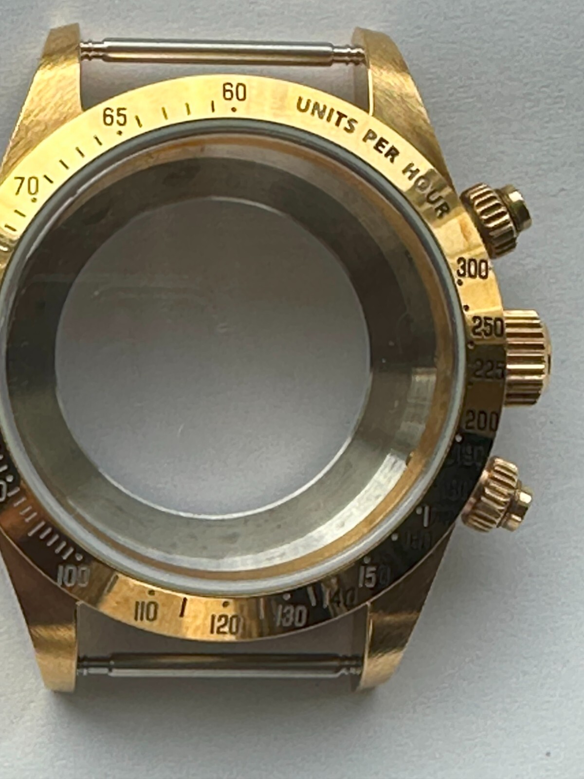 Chronograph watch case ST1901 ST1902 ST1903 TY2903 TY2902 TY2901 24K Gold Plated