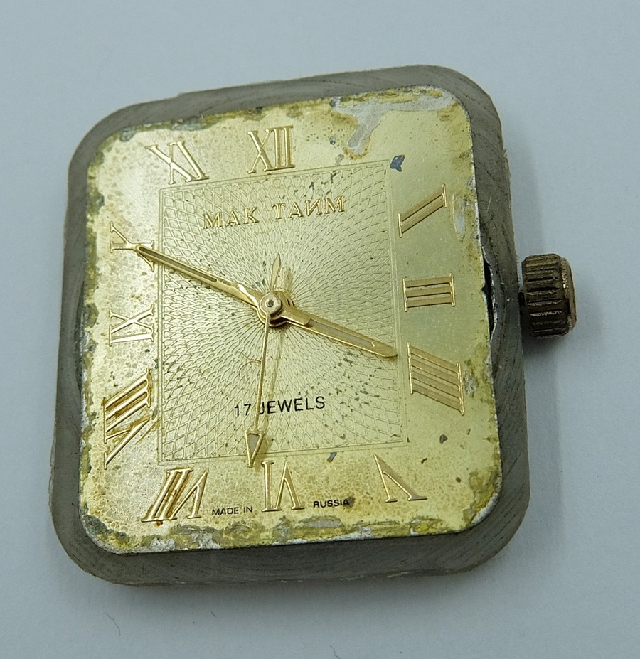 Poljot MacTime 2628H N 17 JEWELS MOVEMENT FOR MEN’S WRISTWATCH 100% working A339