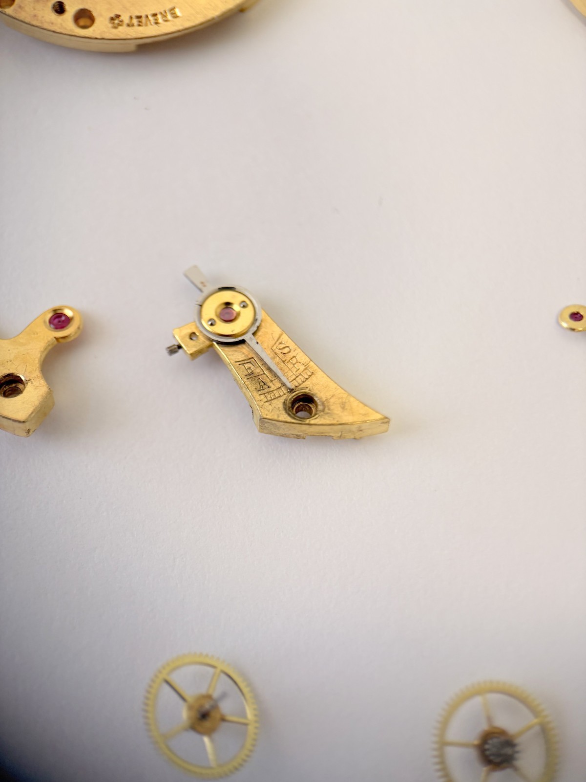 Landeron Cal 15 Monopusher Chronograph Watch Movement Part 2 3 16 Dial Hands Sub