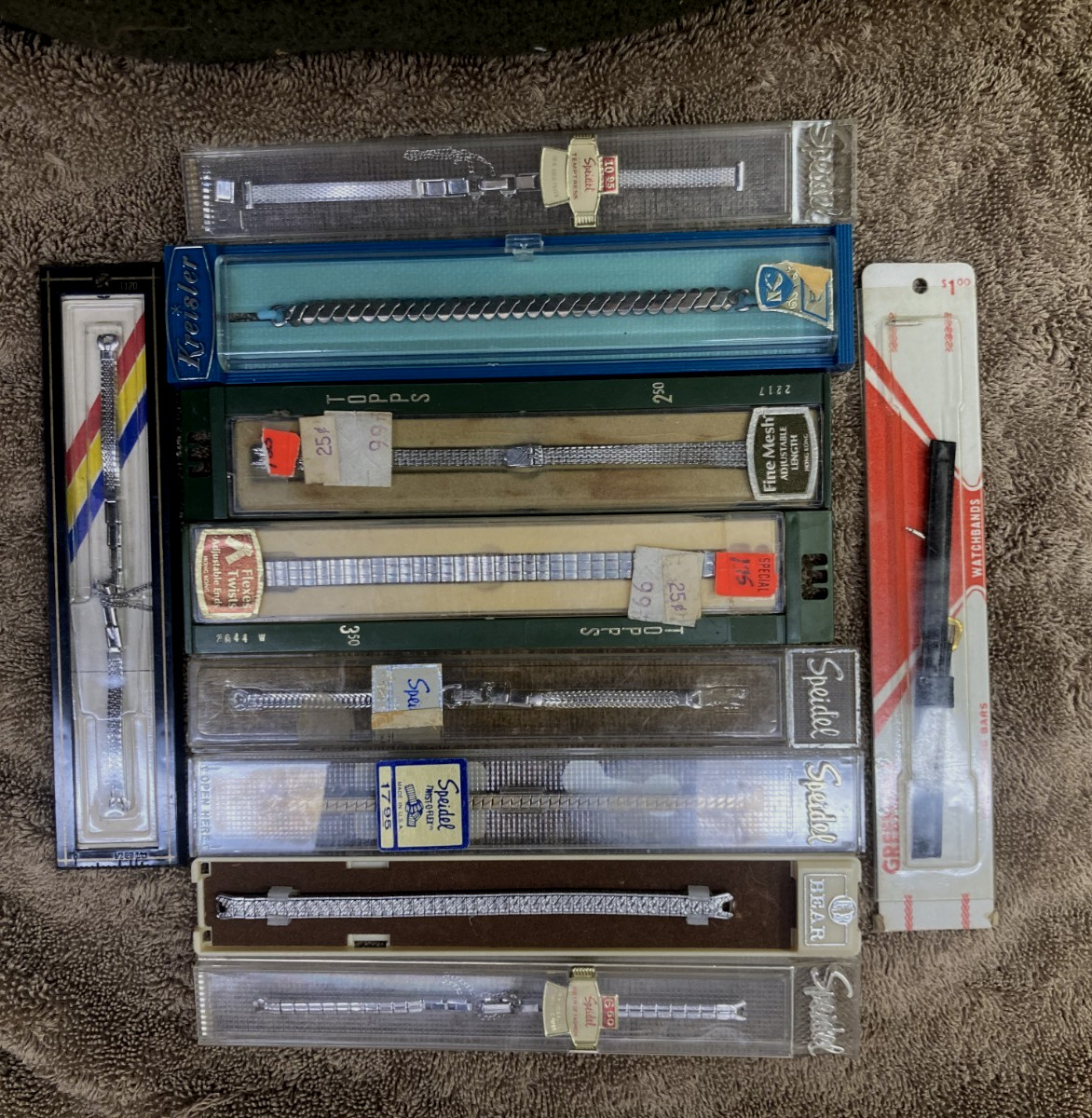 10 Vintage NOS Wrist Watch Bands