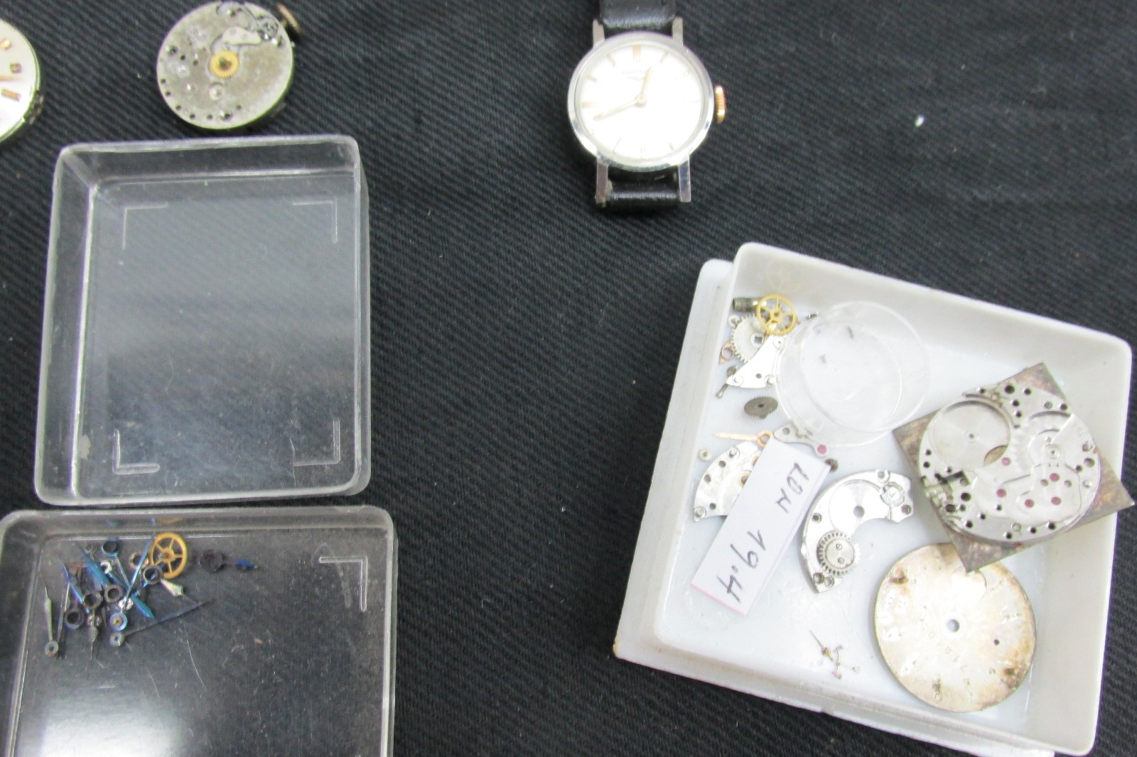 Vintage Longines Ladies Watch Repair Lot x4 Movements Dials Cal 410 14.16 8LN Pa