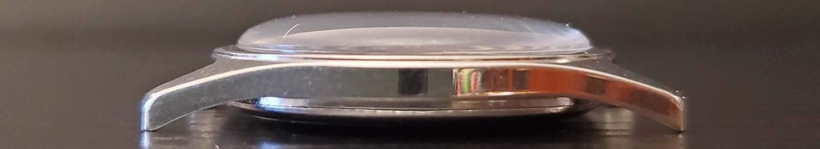 Vintage 1960s Swiss Roamer Vanguard Stainless Steel Case/Crystal and Blue Dial