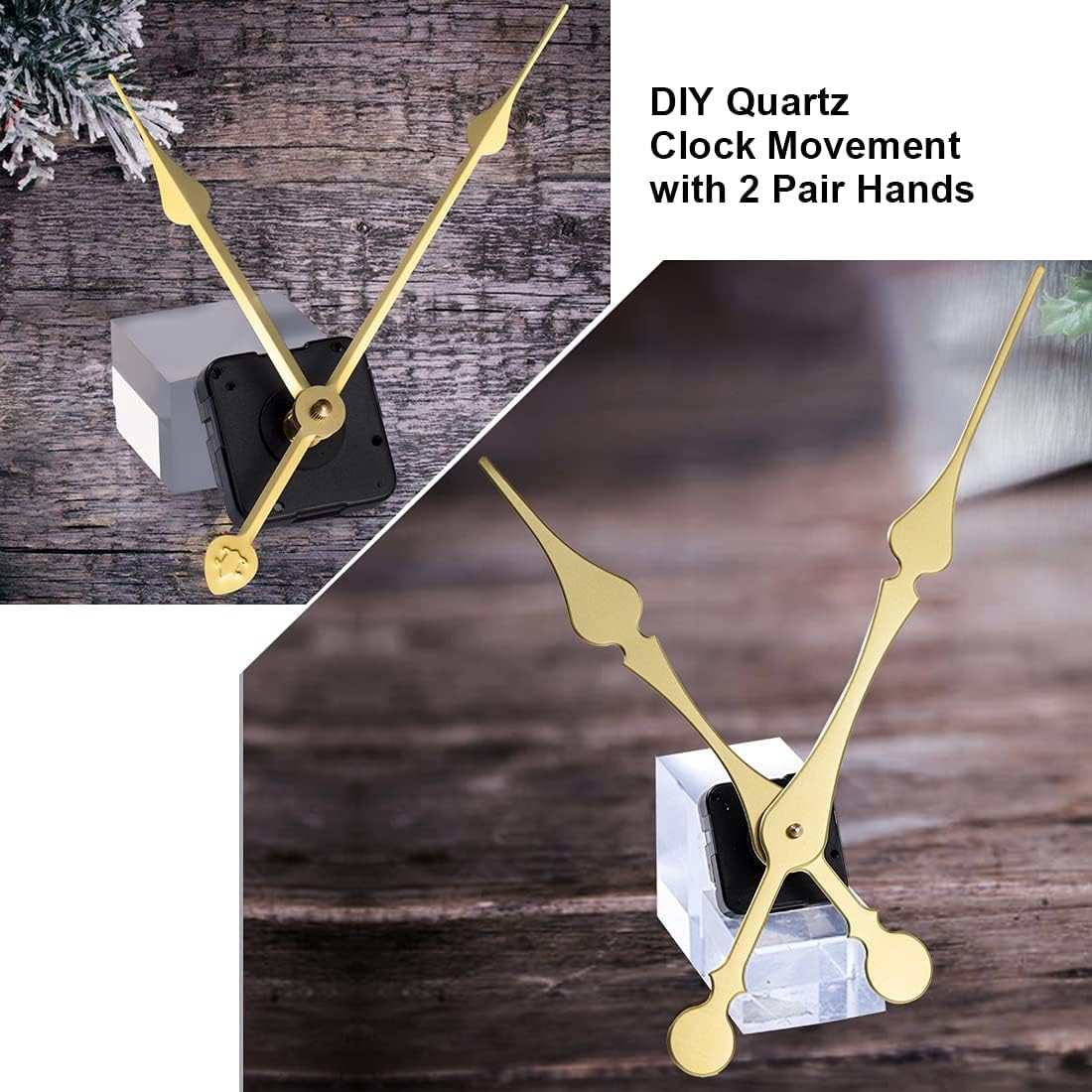 High Torque Movement Mechanism with Extra-Long 11 1/8 Inch Spade Hands Quart…