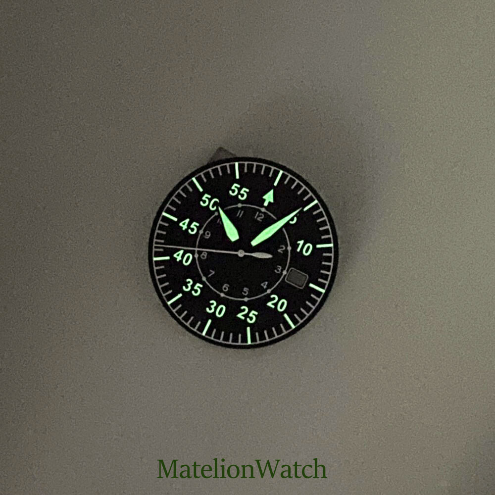 39mm Watch Case Fit NH35 NH35A Dial Hands Parts Sapphire Glass 200M Waterproof