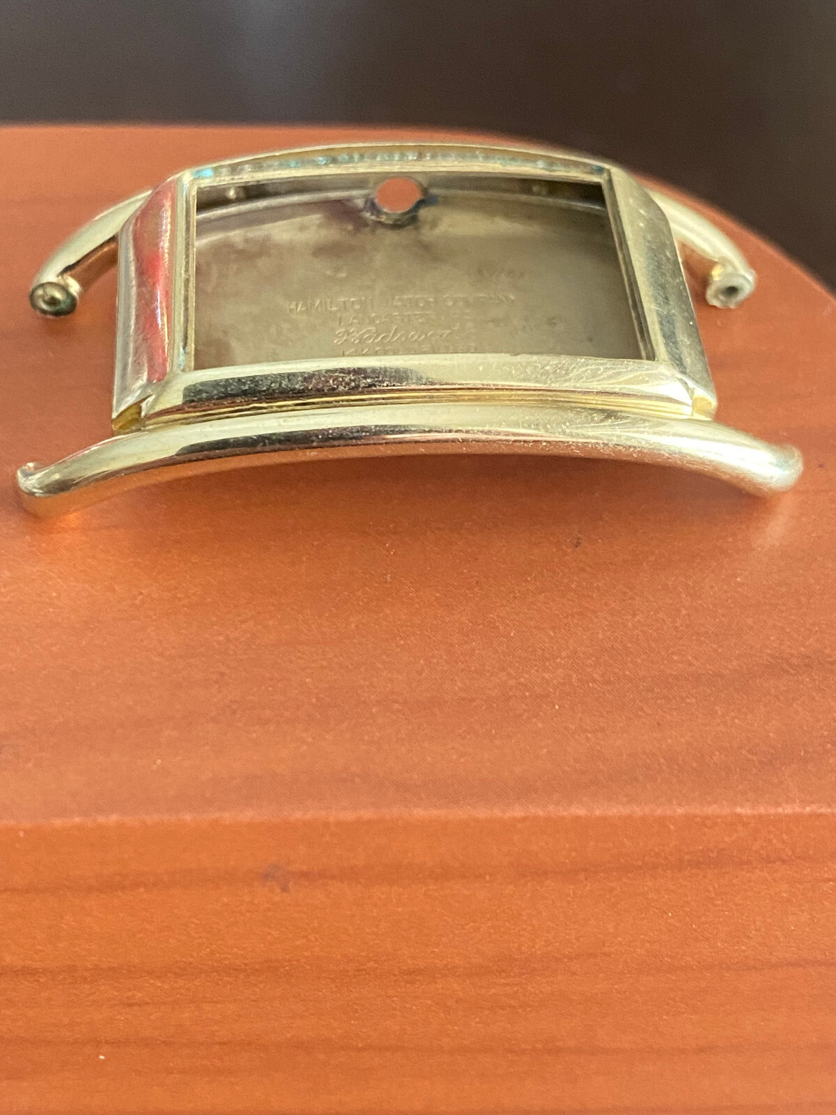 VINTAGE HAMILTON WRIST WATCH CASE ONLY, SUTTON, 14K GOLD FILLED,NO WEAR THROUGH