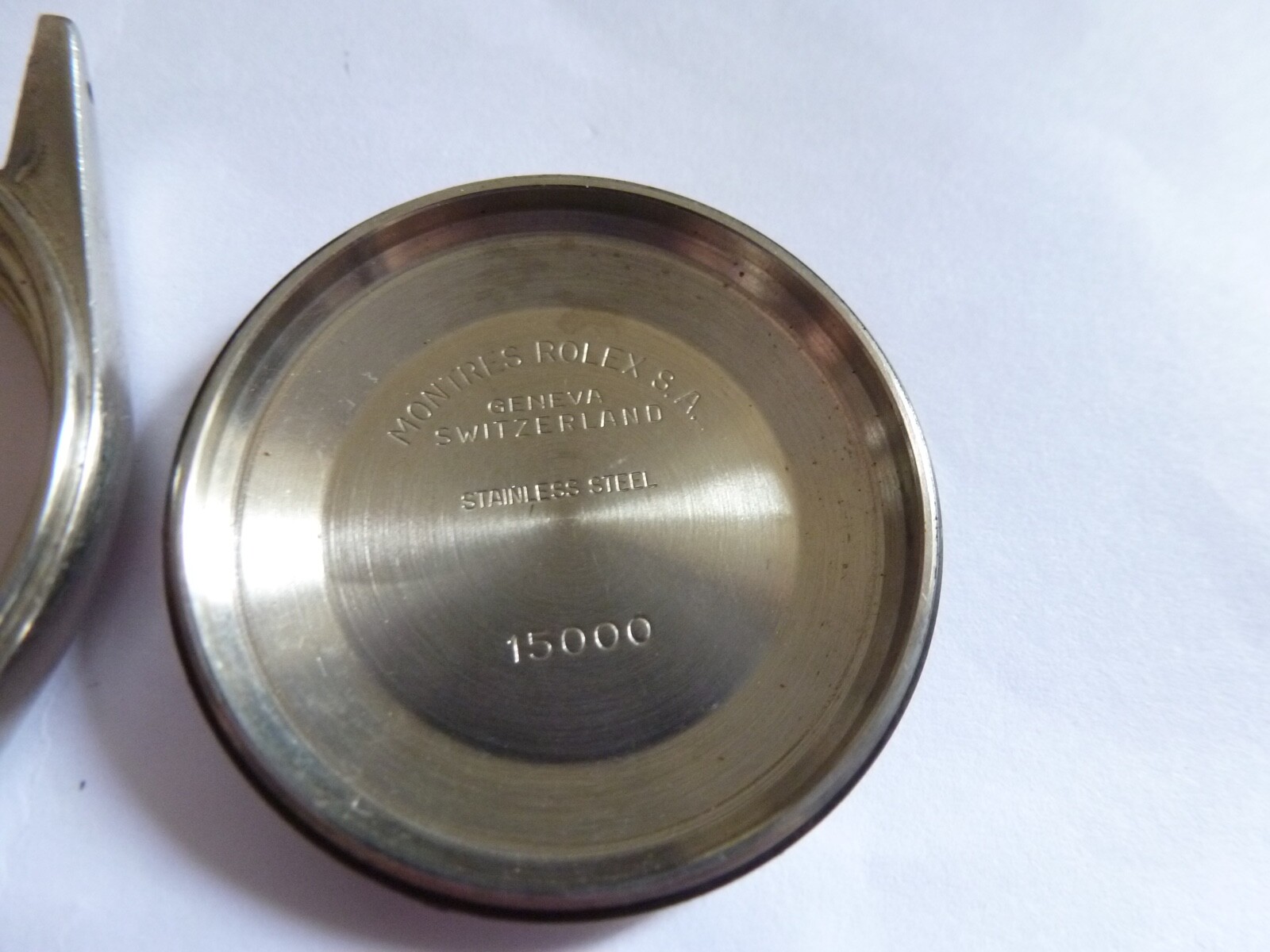 Vintage Rolex Oyster Date Perpetual case Ref 15000 without bezel and Glas