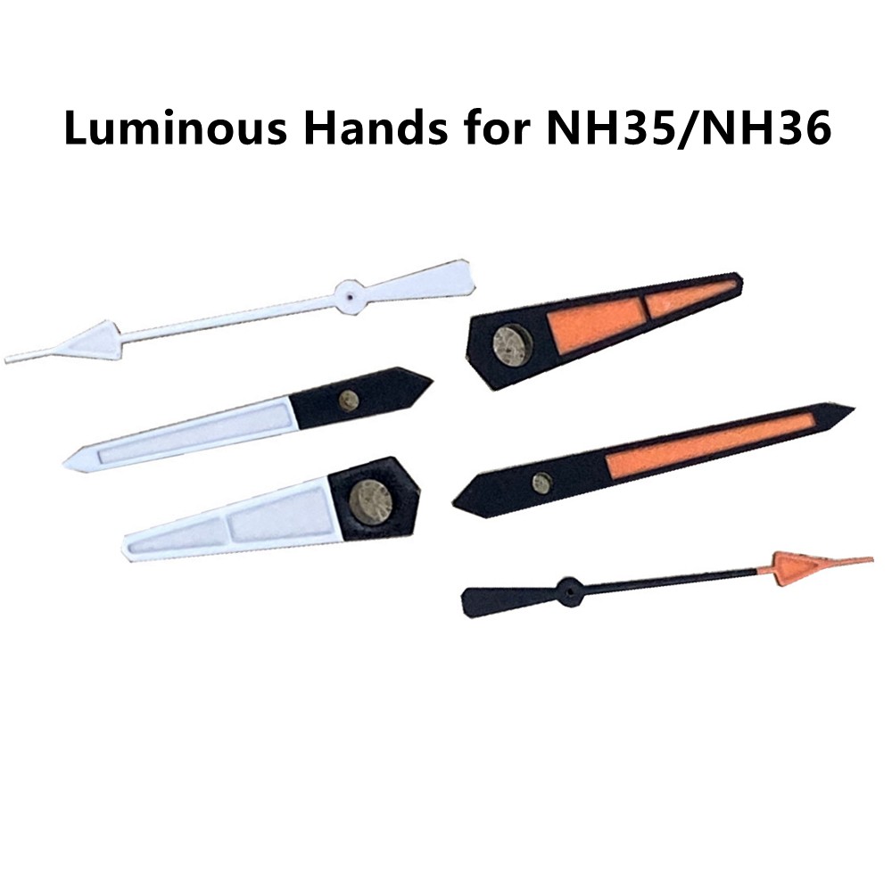 Watch Movement Luminous Hands Needles Replacement Spare Parts For NH35/NH36