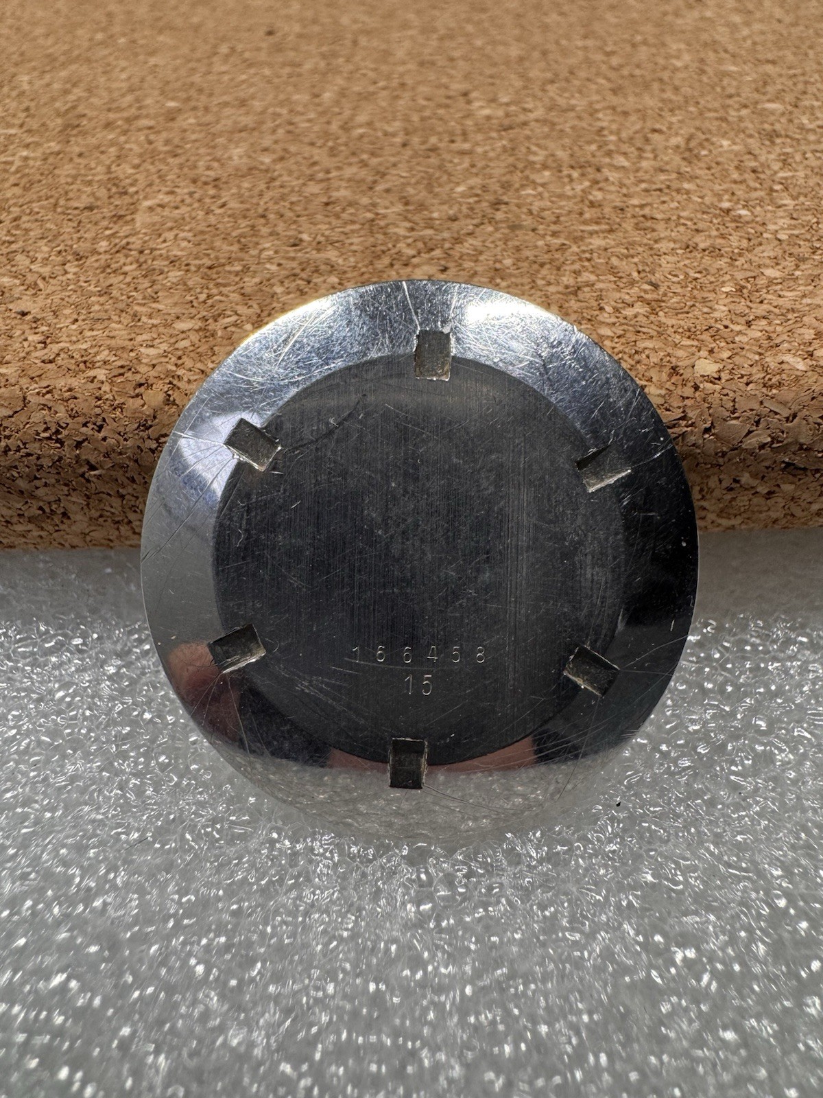 Vintage Alpina Men’s Watch Steel Screw-On Case Back Only Acier Inoxydable