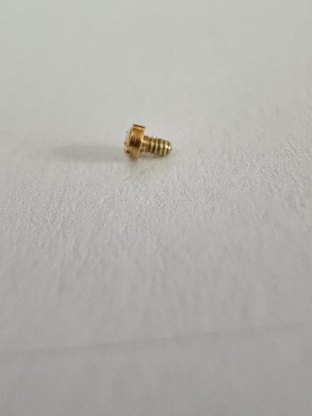 LADIES EBEL SPORTWAVE 18K GOLD BEZEL SCREWS 1.70MM IS WIDTH OF TOP OF SCREW