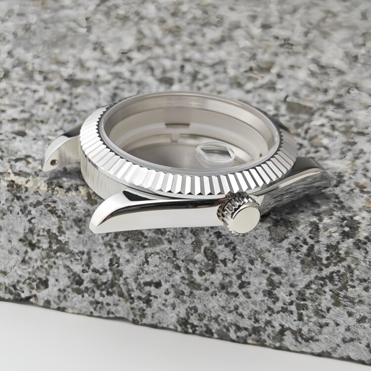 41mm Stainless Watch Case Sapphire for Nh35 Nh36 ETA2824 8285 Movement 31mm Dial