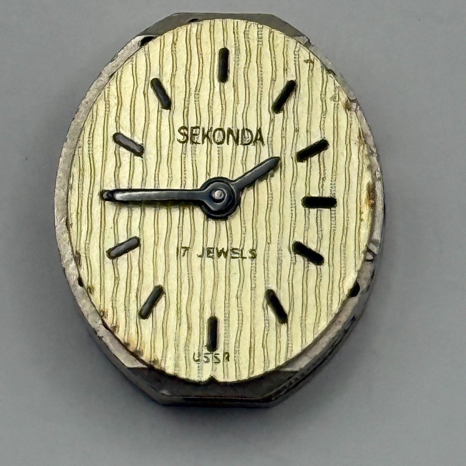 Sekonda USSR Watch Movement Ladies 17 Jewels Manual Wind Parts Repair 13mm