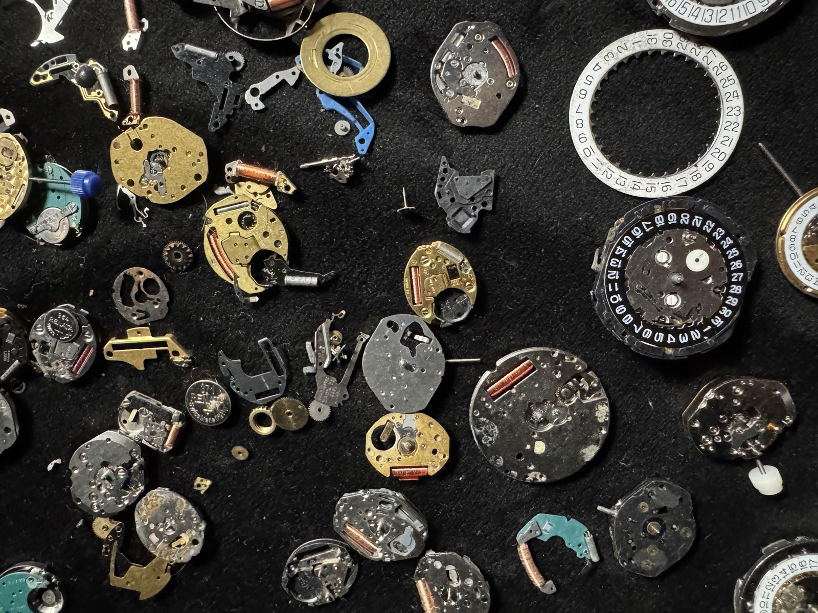 Large Lot Watch Movement Parts Quartz Mechanical For Repair Craft Steampunk