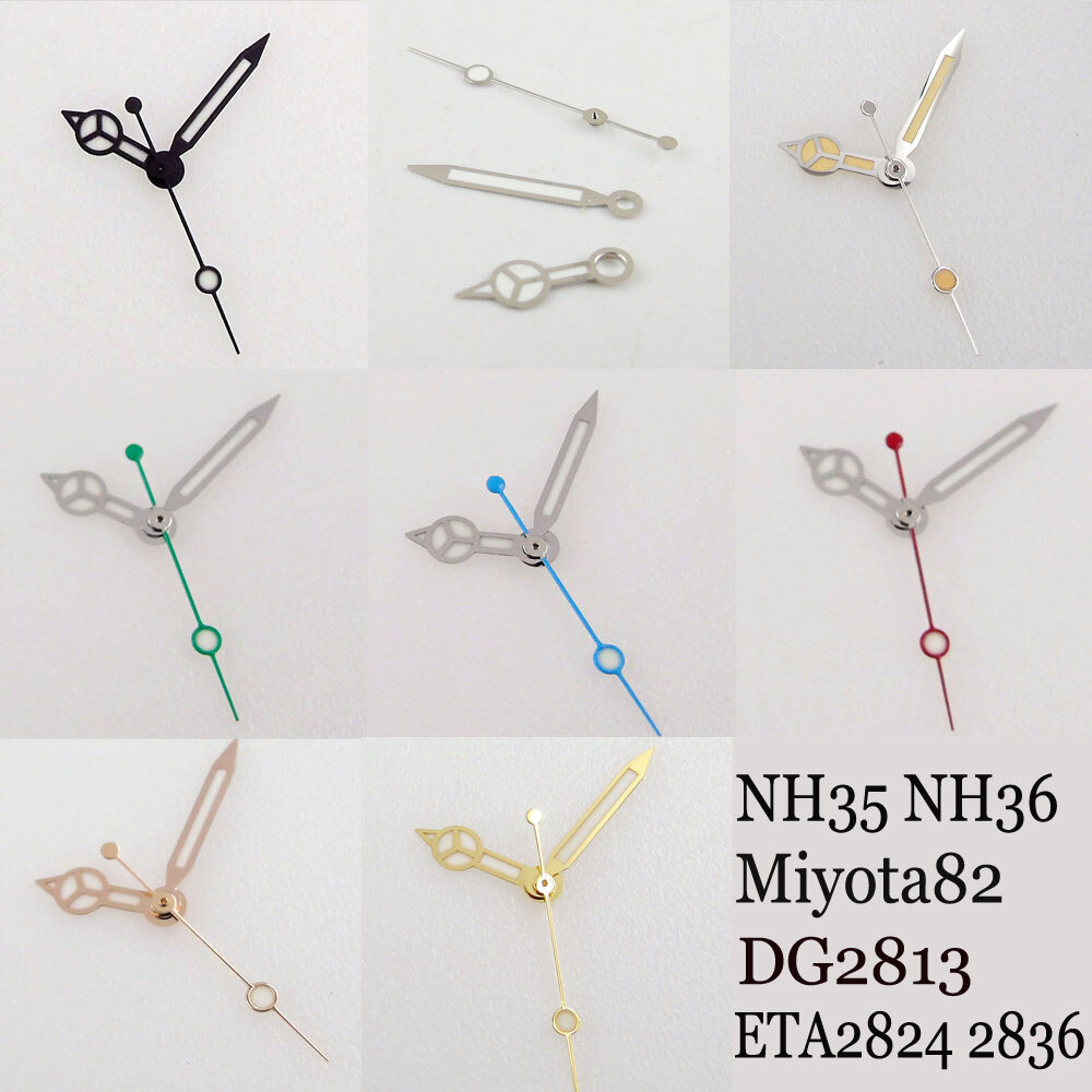 Luminous Watch Hands Fit NH35 NH36 ETA2824 2836 Miyota8215 821A DG2813 PT5000