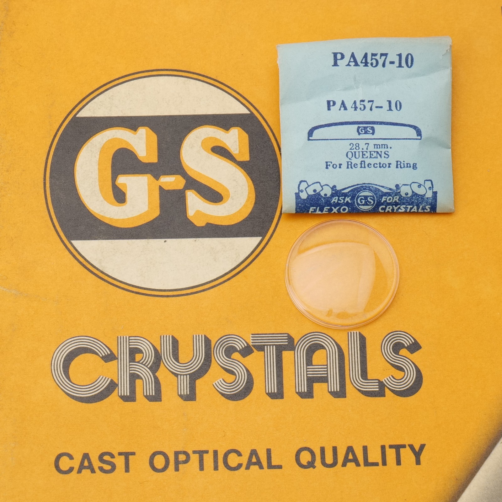 NOS GS Watch Crystal PA457-10 Queens 28.7mm New Old Stock (PA1D16)