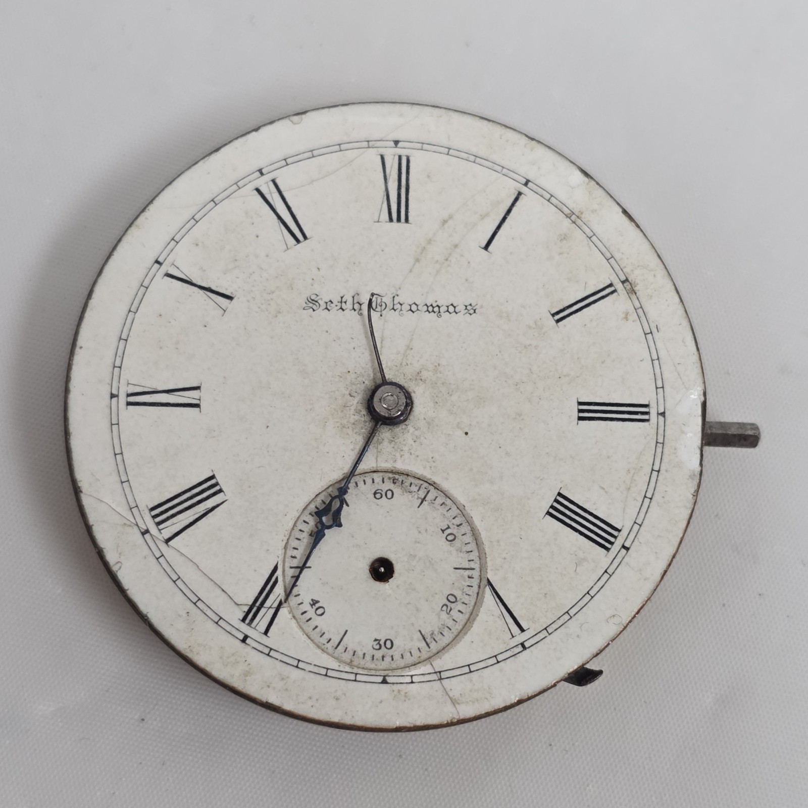 1891 Seth Thomas Model 14 Grade 46 7J 6s Pocket Watch Movement For Repair