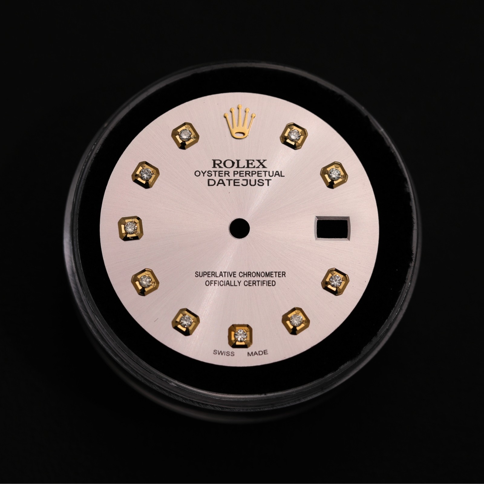 Rolex 36mm Custom Pink Diamond Dial for Datejust Watches