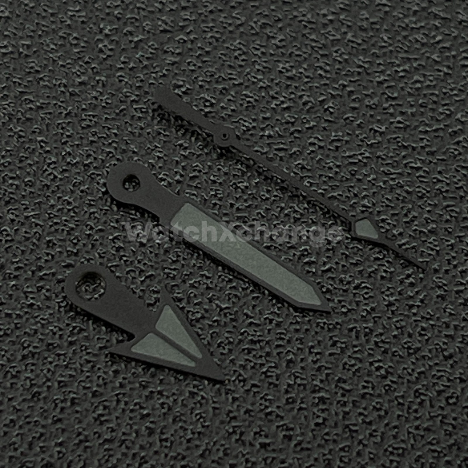 Black & Grey Triangle Arrow Watch Hands For Seiko NH34 NH35 NH36 4R 7S 7002