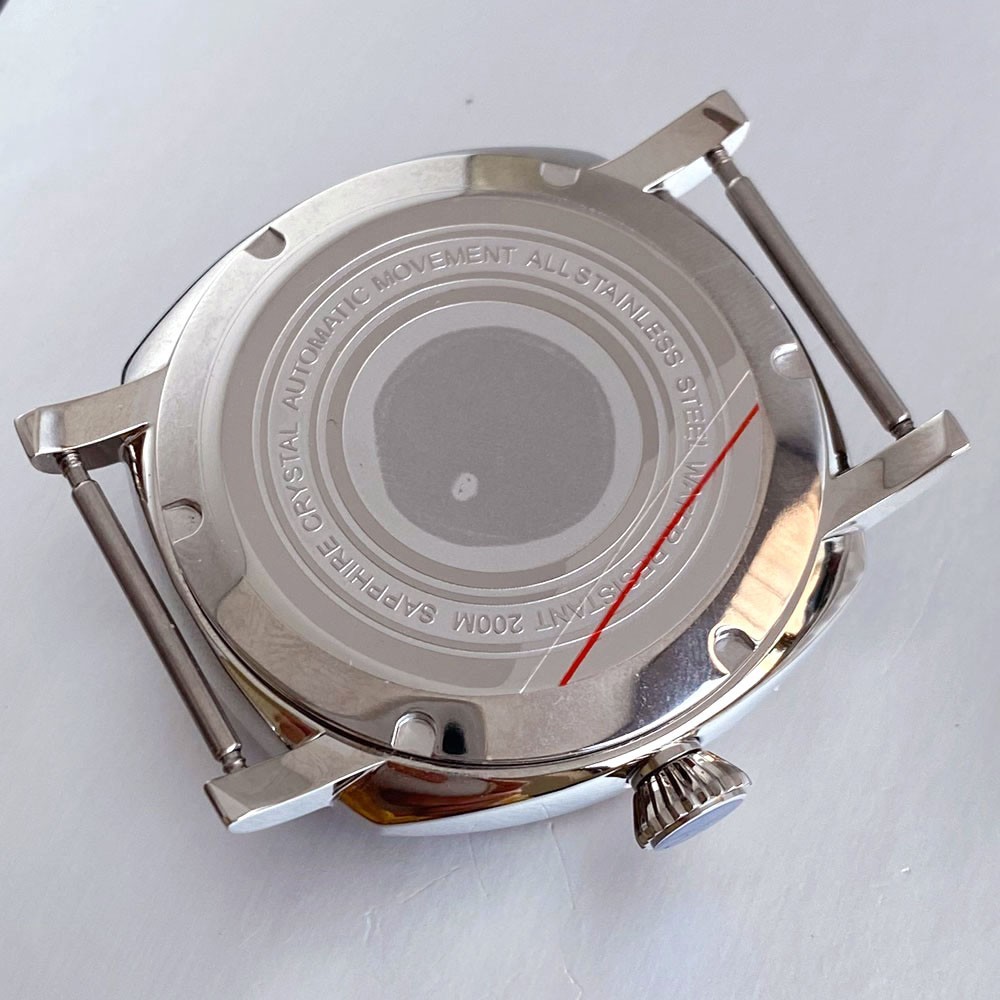 42mm Stainless Steel 200m Waterproof Watch Case Sapphire Fit NH35 ETA2824 Miyota