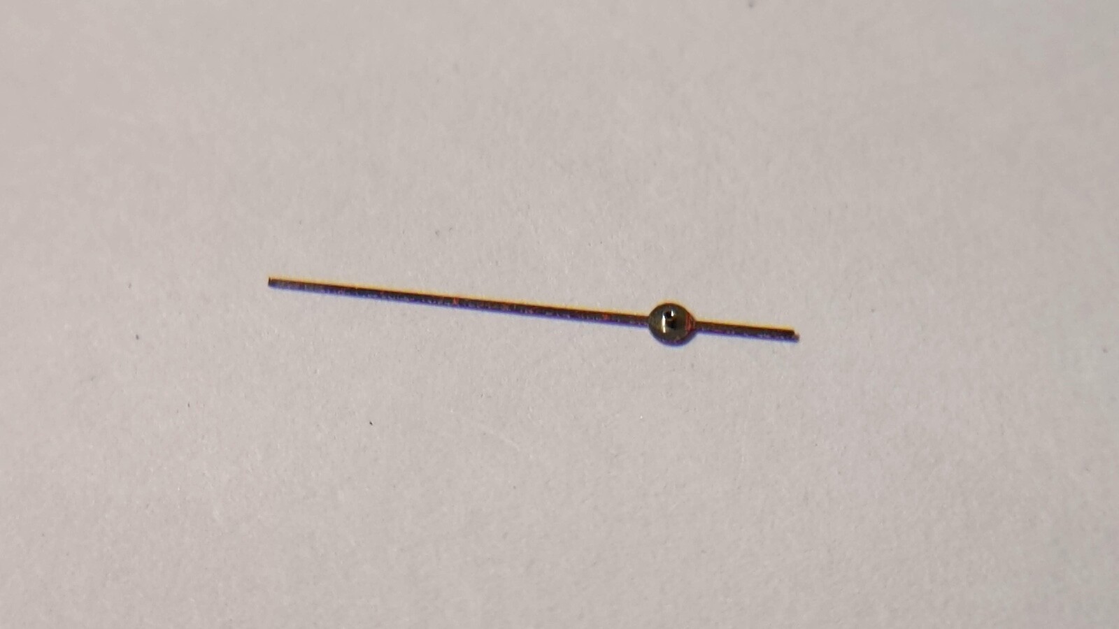 Nickel rouge sweep second hand RED. 19.5/70 TYO LG12 New Rouge, approx 12.3mm le