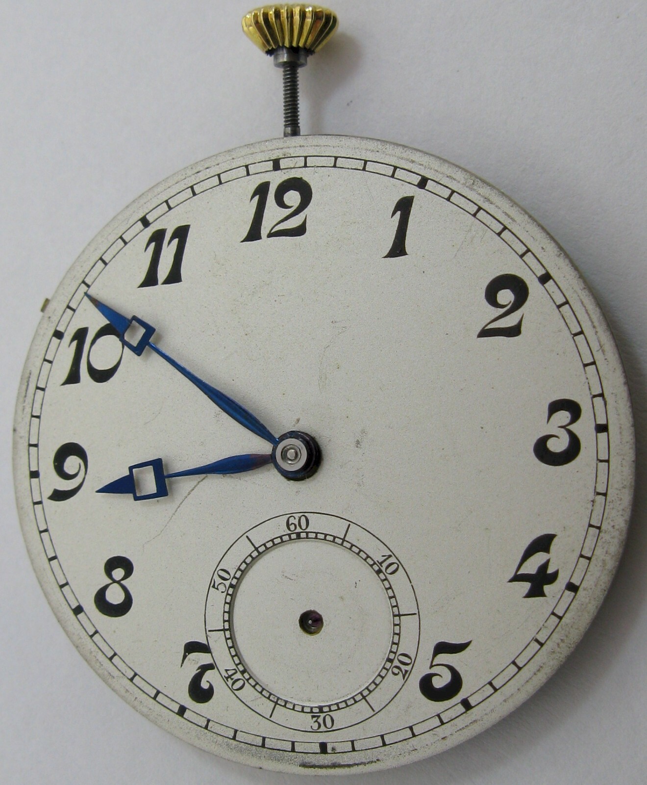 flat Swiss quality 17 jewels Pocket Watch movement fit an Open Face Case …