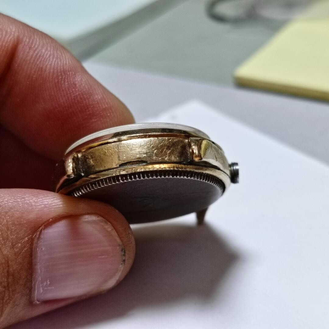 GENUINE COMPLETE CASE GOLDEN COLOR VINTAGE ROLEX 6466 BREVET 6239 40 MICRONS