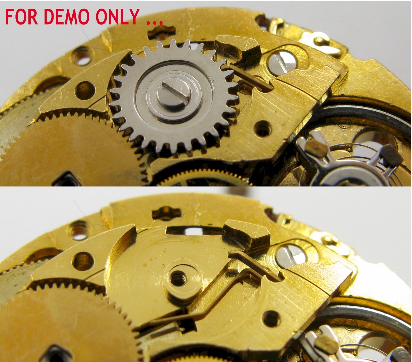 ETA 2878 2879 2789 automatic watch movement part crown wheel click