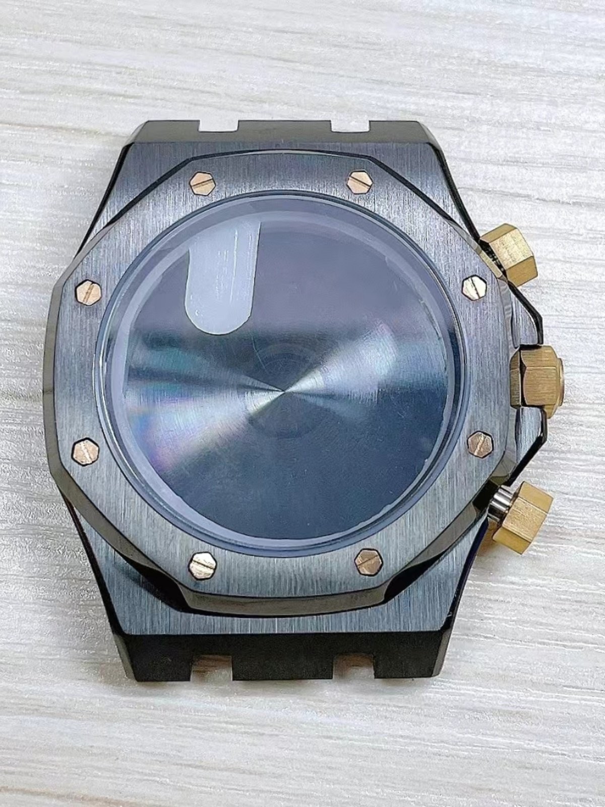 41Mm Stainless Steel Watch Case Sapphire Crystal for Vk63 Movement Accessories