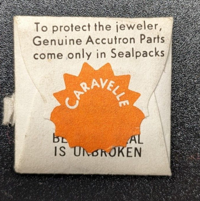 Genuine NOS Bulova Caravelle Cal. 11DO Watch Balance Staff Part# 56