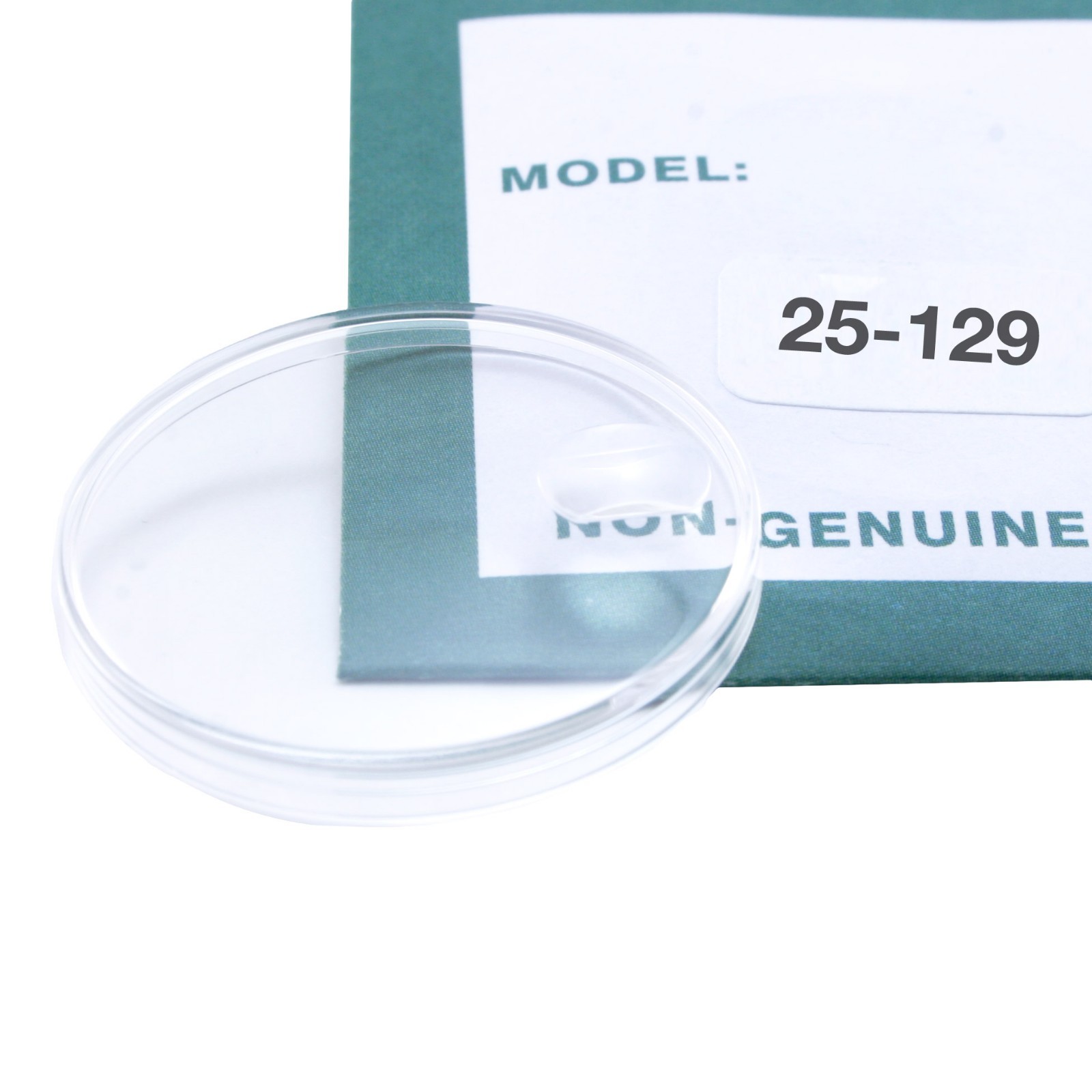 Swiss Made Plastic Plexi Watch Crystal for Rolex Watches 25-129 fits 6900 & More