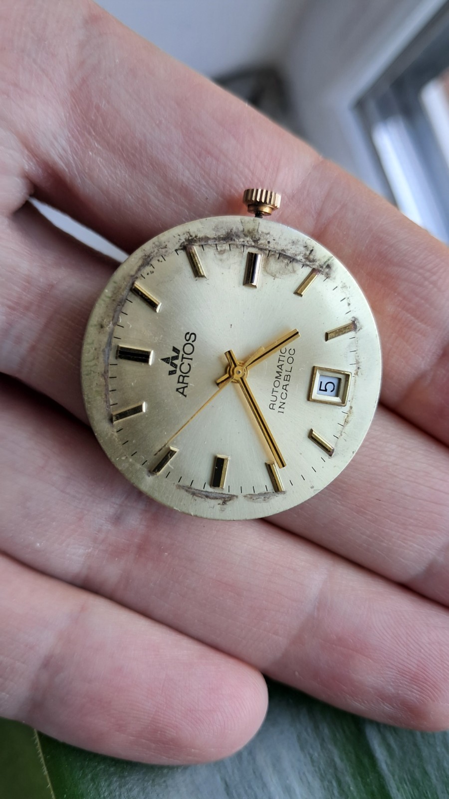 Arctos automatic ETA 2783 NON Working for parts or repairs