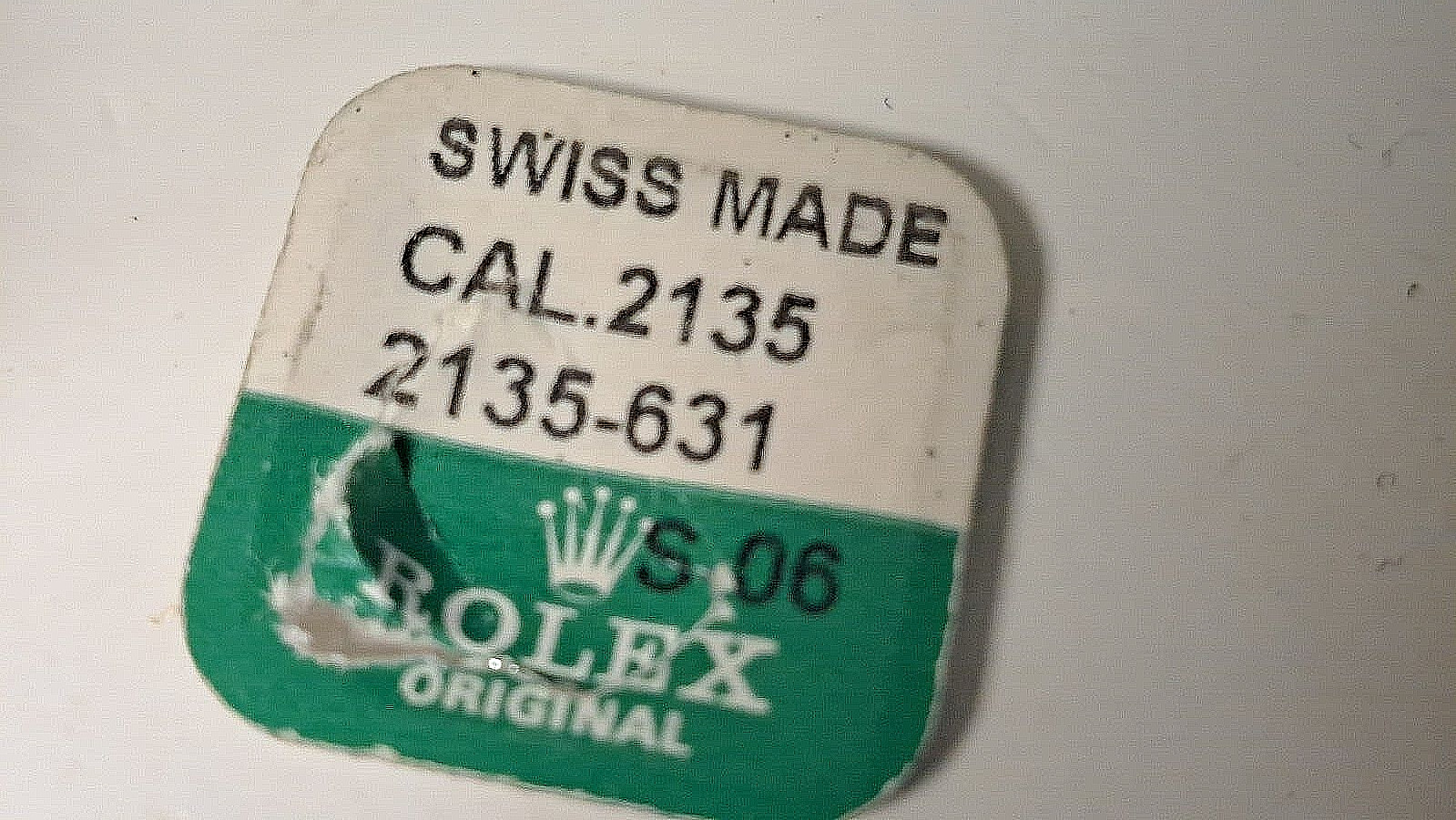 original Rolex 2135 631 Cam Core, NEW, Genuine. Authentic Original 1 per order
