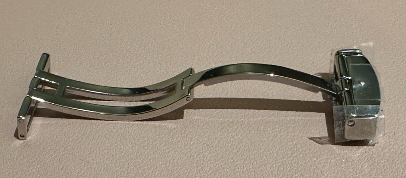Hirsch Deployant Deployment Buckle Plus Folding Clasp Stainless Steel 22mm